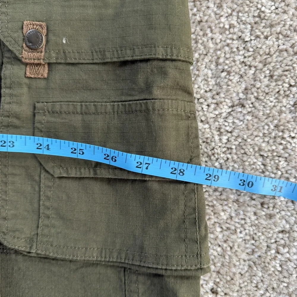 Bass Creek Outfitters Cargo Shorts Mens 40 Green Stretch Outdoor Casual Summer